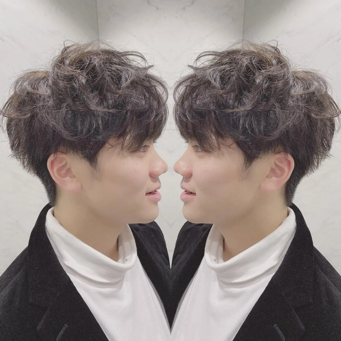 ショート カラー メンズ カット ヘアカラー 重政 和樹のヘアスタイル