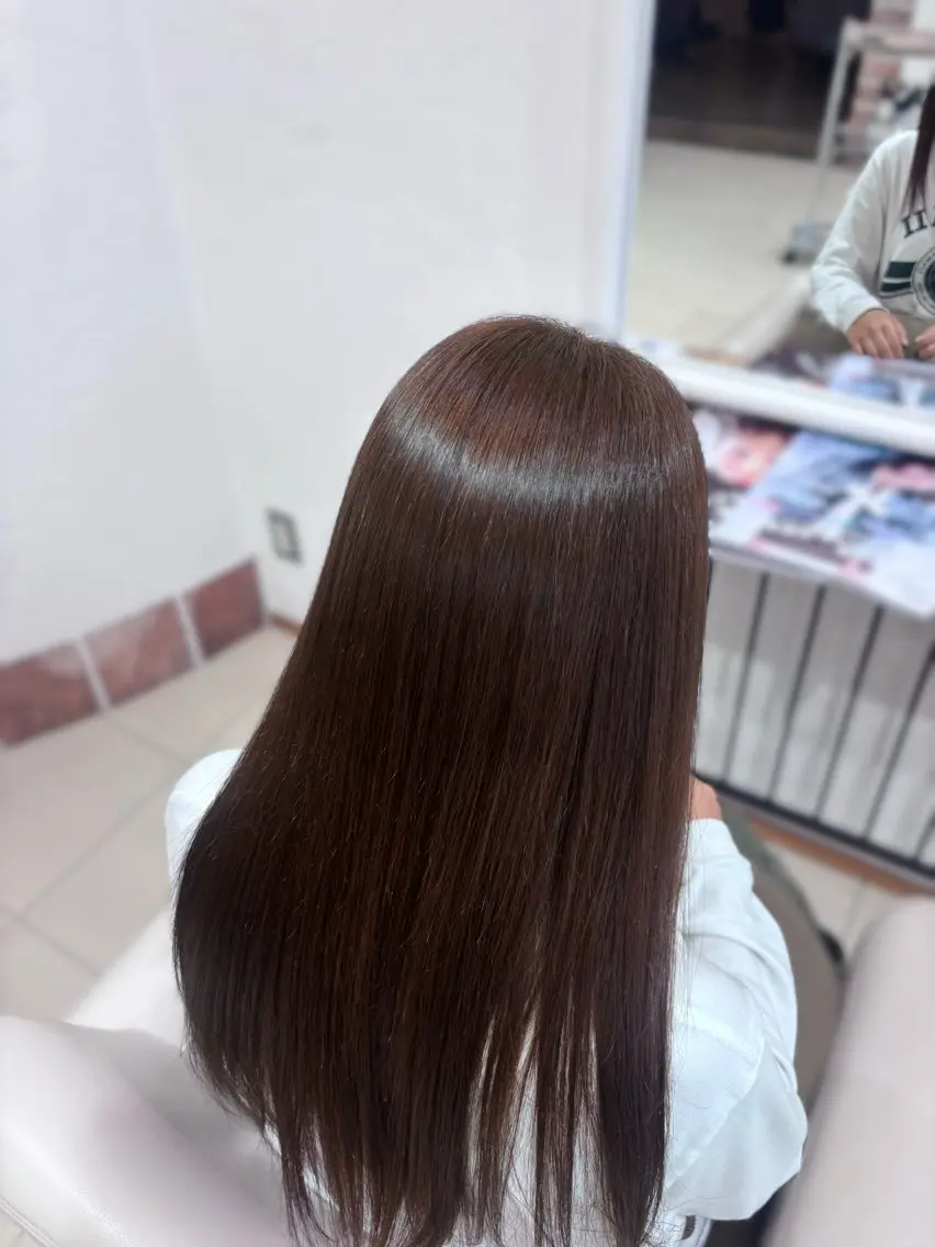 ロング ヘアカラー 髪質改善/縮毛矯正 透明感カラー/スバルのヘアスタイル