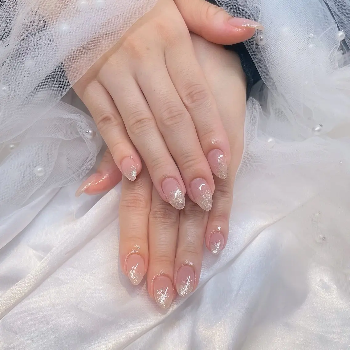 ネイル グラデーション ラメ(グリッター) ラメグラデーション Keli Nail Honokaのネイルデザイン