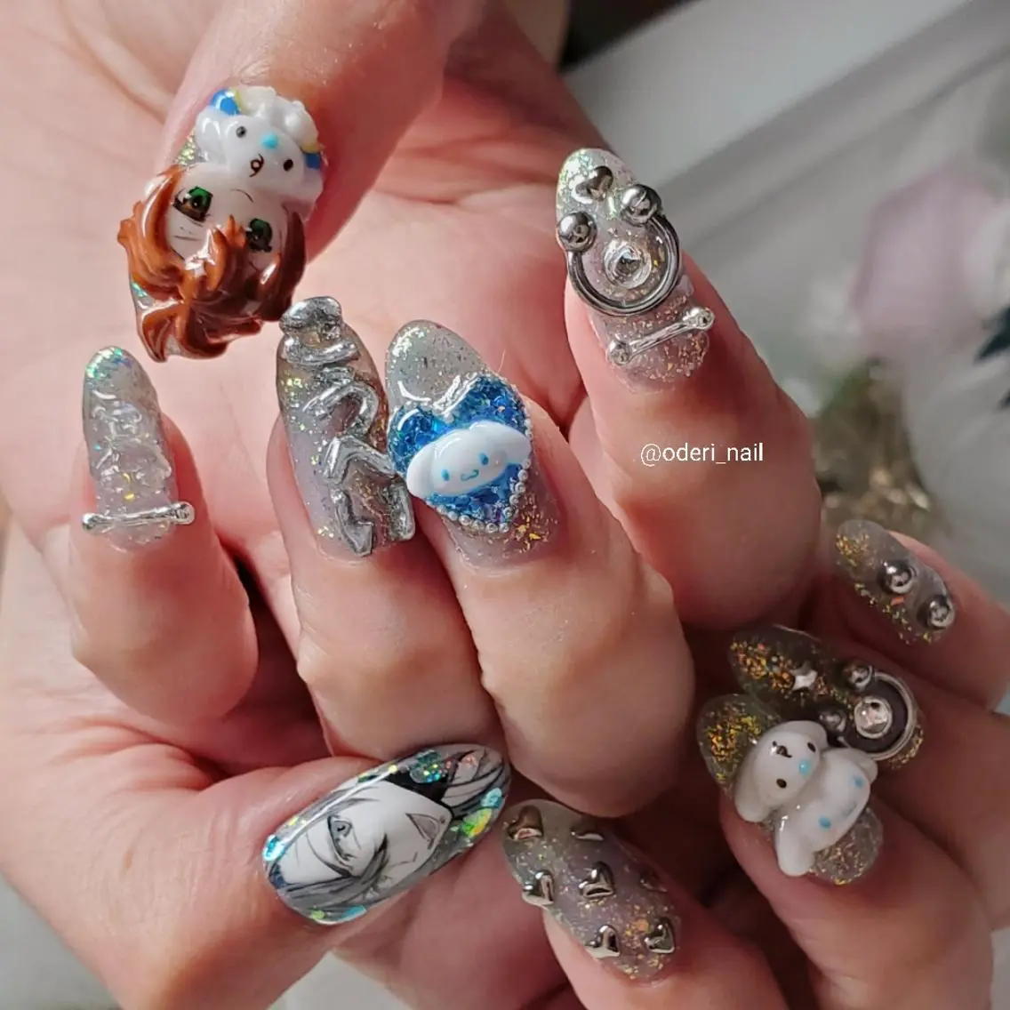 ネイル アートネイル ジェルネイル おで@ oderi_nailのネイルデザイン