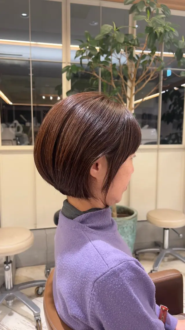 ショート ボブ ミセス ショートヘア 似合わせカット /宮本セナのヘアスタイル