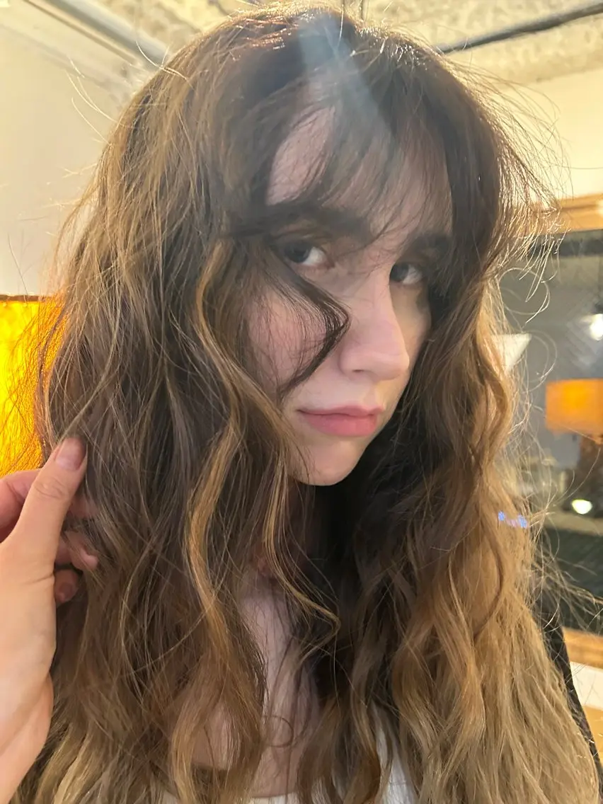 ロング カラー ヘアアレンジ ヘアカラー 🎀suzuna 透明感colorのヘアスタイル