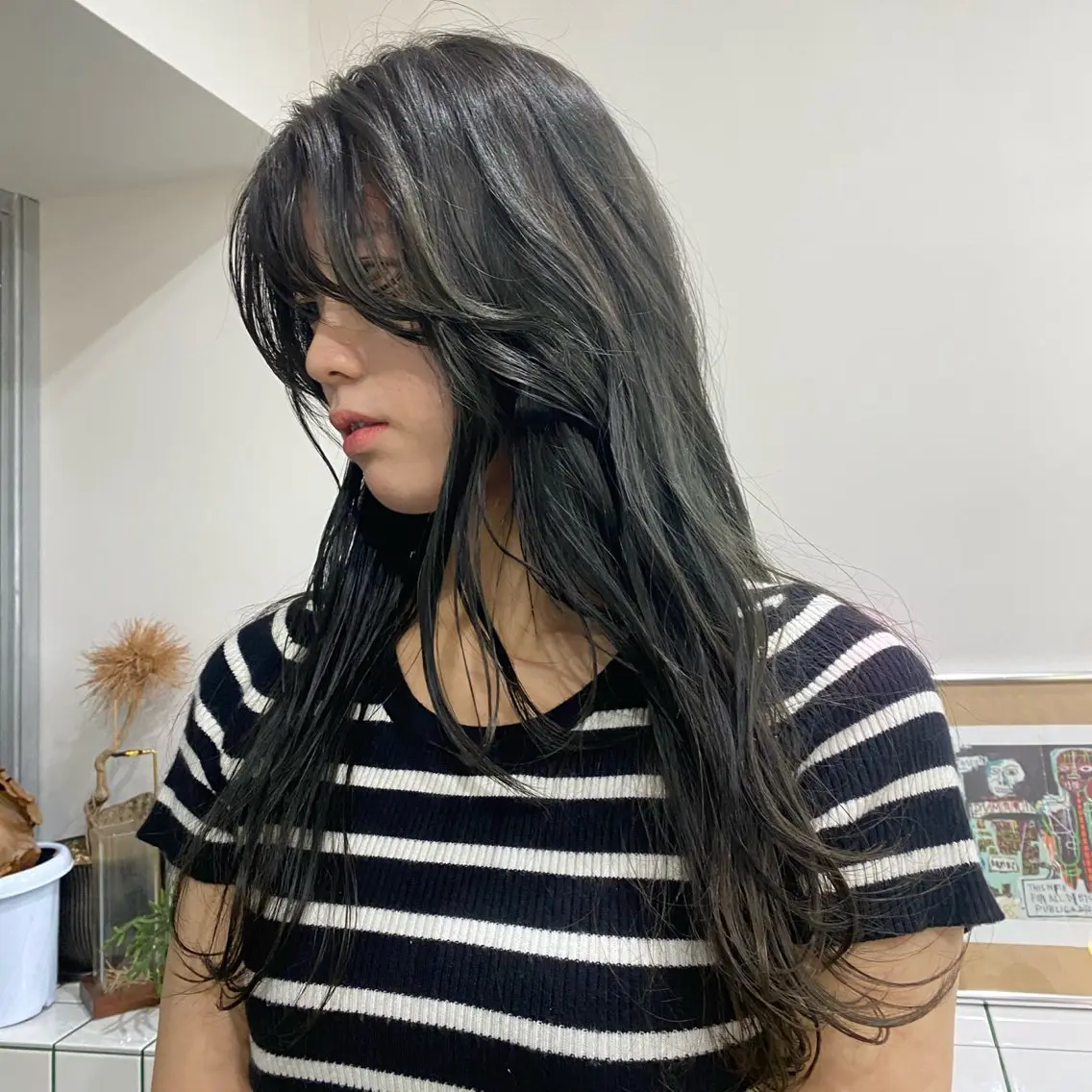 カラー 透明感カラー レイヤー、ボブ、ショ ートカット　松本翔大のヘアスタイル