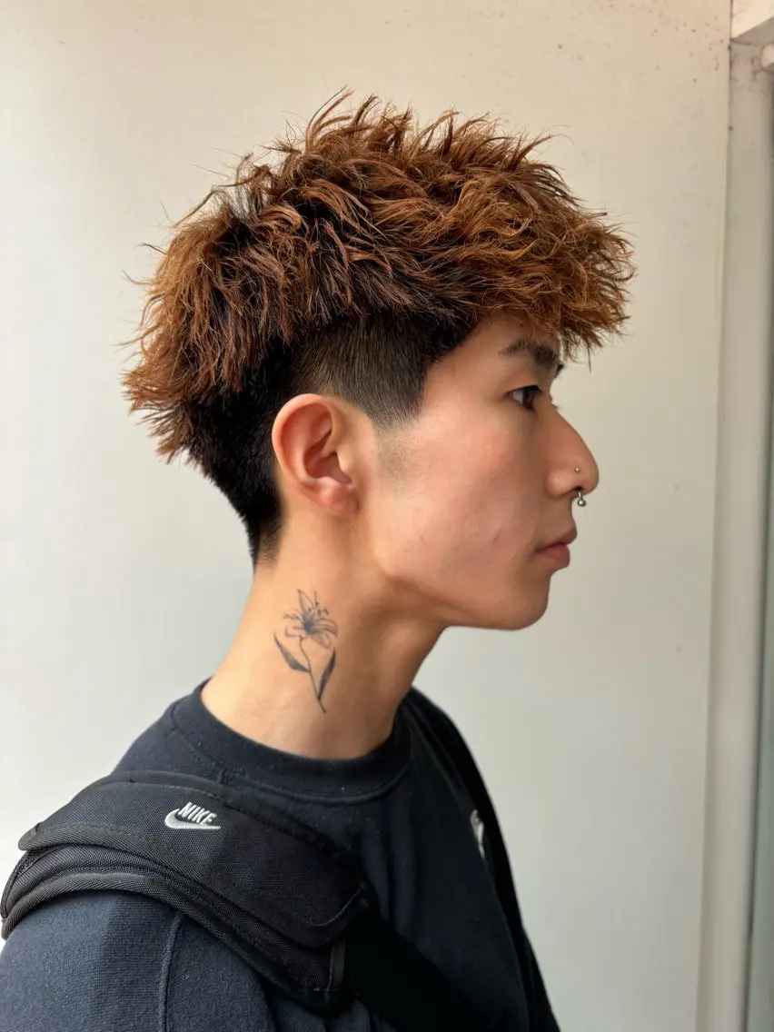 ショート メンズ men's/perm colorDaijuのヘアスタイル