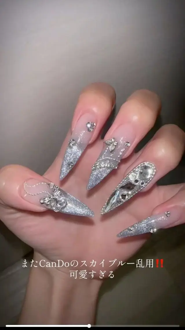 ネイル チークネイル ドット フレンチネイル グラデーション ハート ハンドネイル ハンドケア Nihonthy Nail 新宿のネイルデザイン