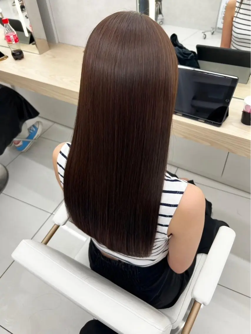 カット+縮毛矯正の写真