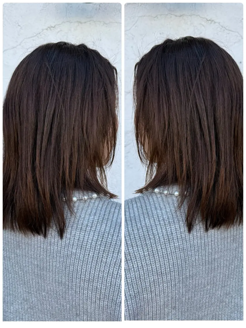 ミディアム 艶カラー🕊️ ✴︎Yukari✴︎のヘアスタイル