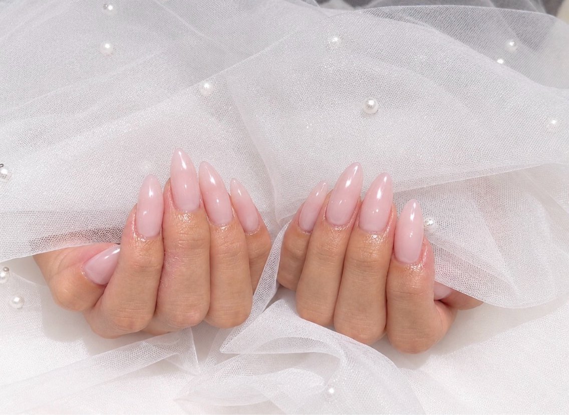 ネイル ロングネイル ピンク ハンドネイル Nailsalon Betty  みゆのネイルデザイン