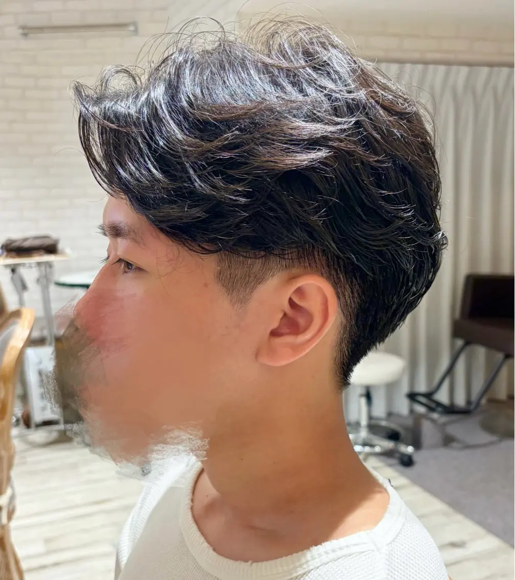 ショート パーマ メンズ カット abilita RIKIYAのヘアスタイル