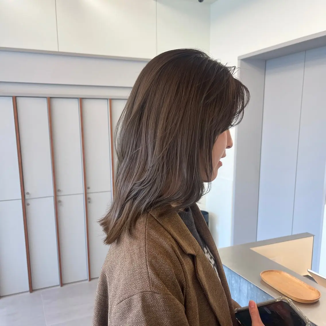 【ミニモ学割】カット+カラー+トリートメントレイヤーカット、暖色お任せください✨学生限定の写真