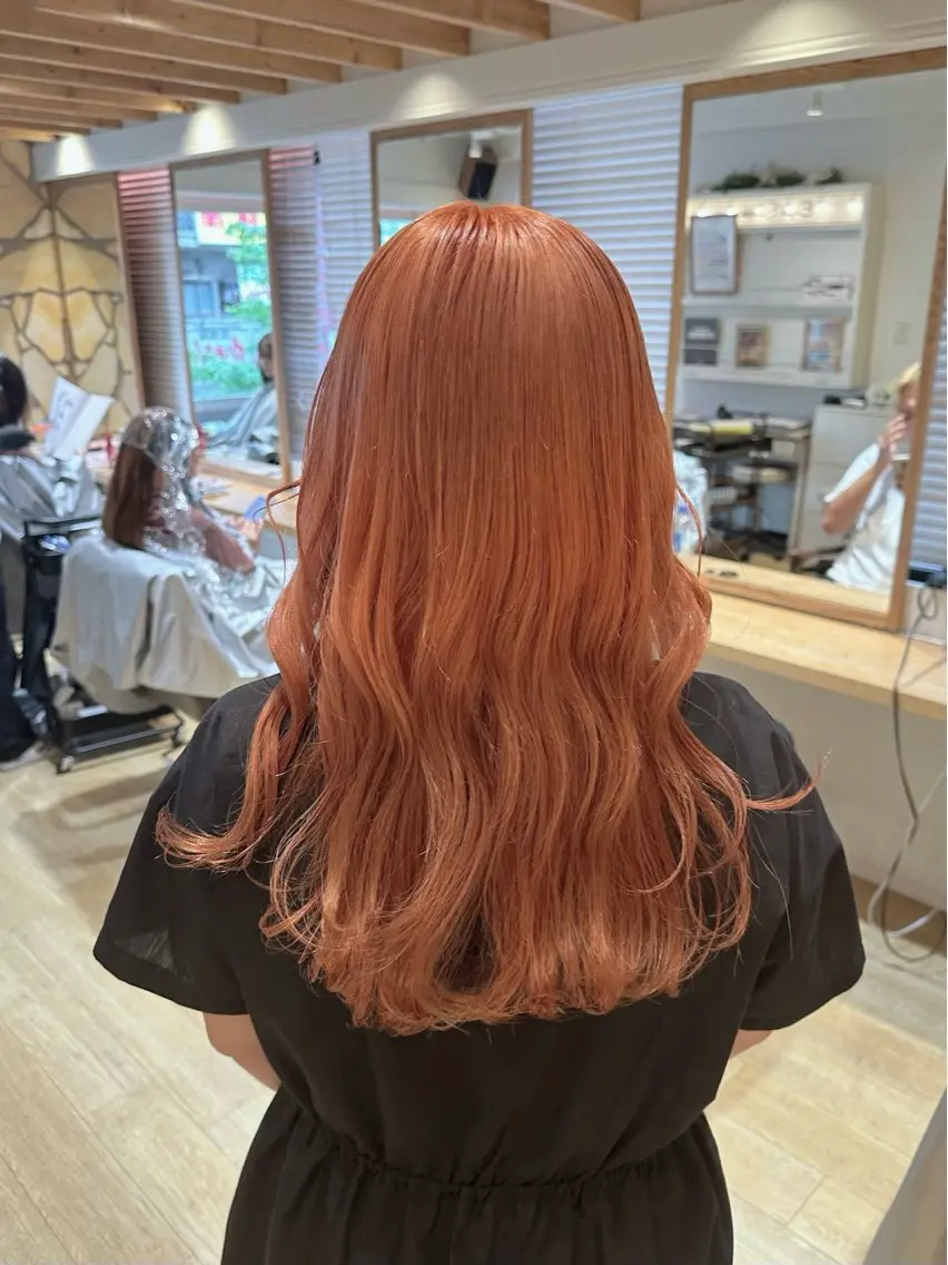 ロング ヘアカラー トリートメント 新宿 木下拓哉のヘアスタイル