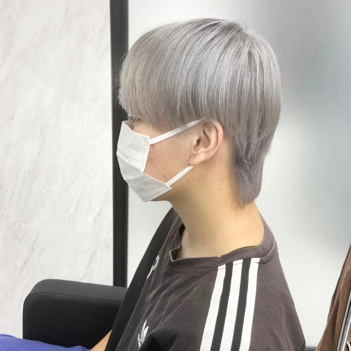 ショート カラー メンズ メンズハイトーン ハイトーンカラー ヘアカラー トリートメント メンズ特化/ マンツーマン/Ryuのヘアスタイル