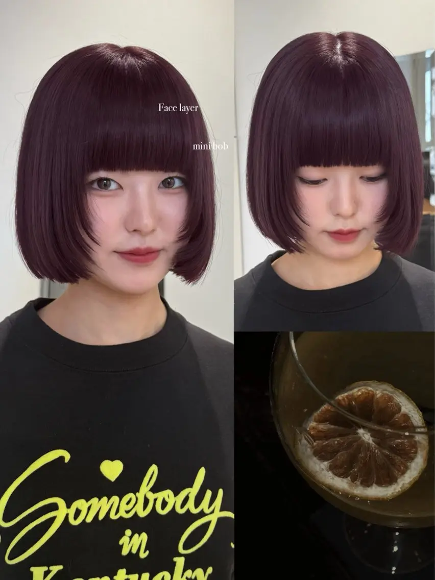 ショート カット ヘアカラー おしゃれボブ/暖色 カラー🧶いろはのヘアスタイル