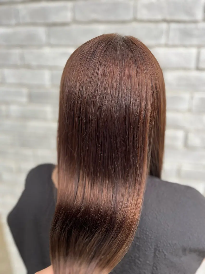 ロング カット 縮毛矯正 ✨山岸　泰輝 ARISE✨のヘアスタイル