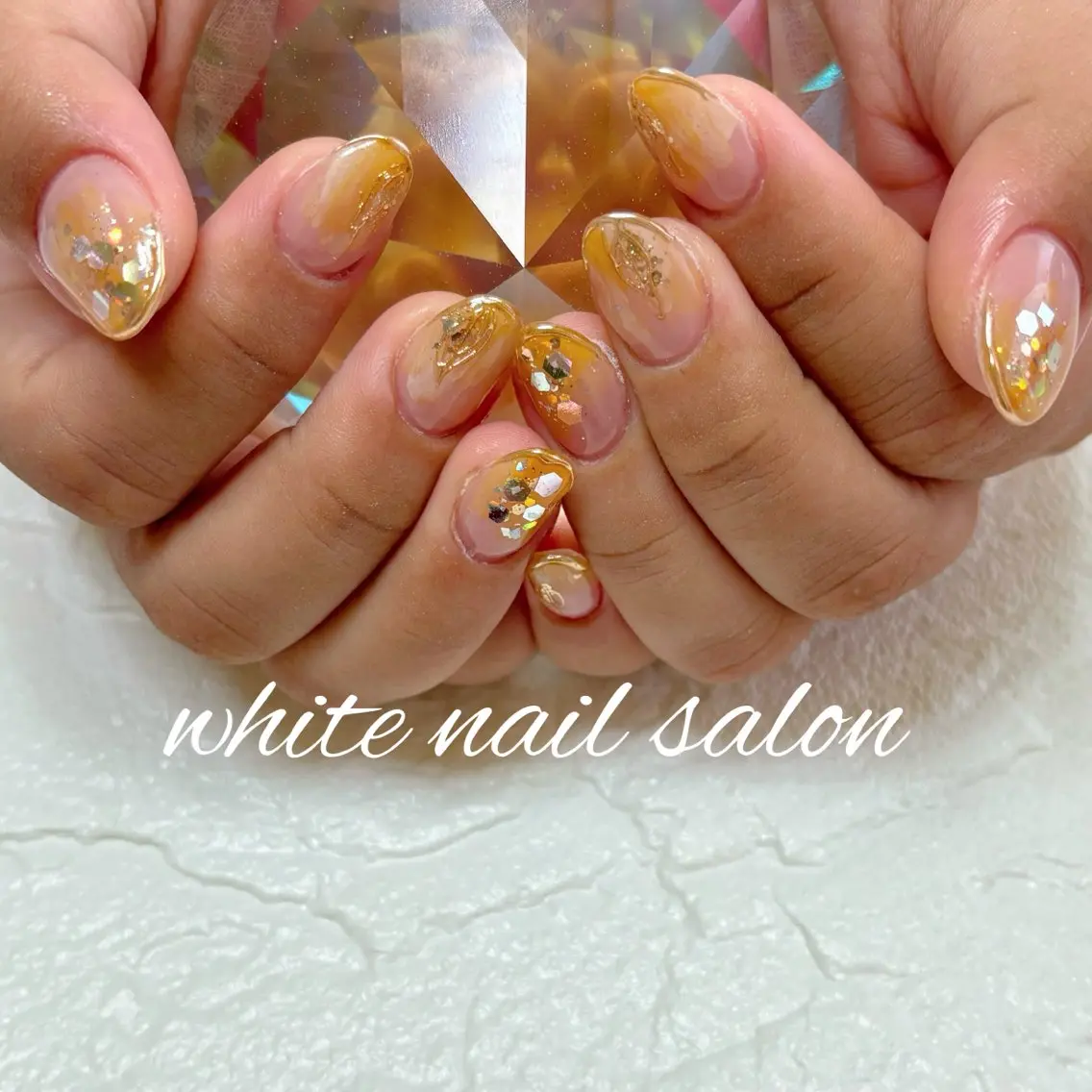 ネイル 持ち込み ホワイト ハンドネイル white nail salonのネイルデザイン
