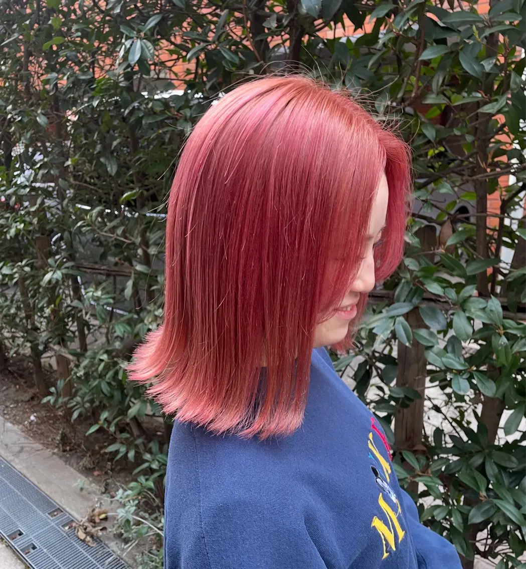 カラー ヘアカラー 小柳 夏美のヘアスタイル