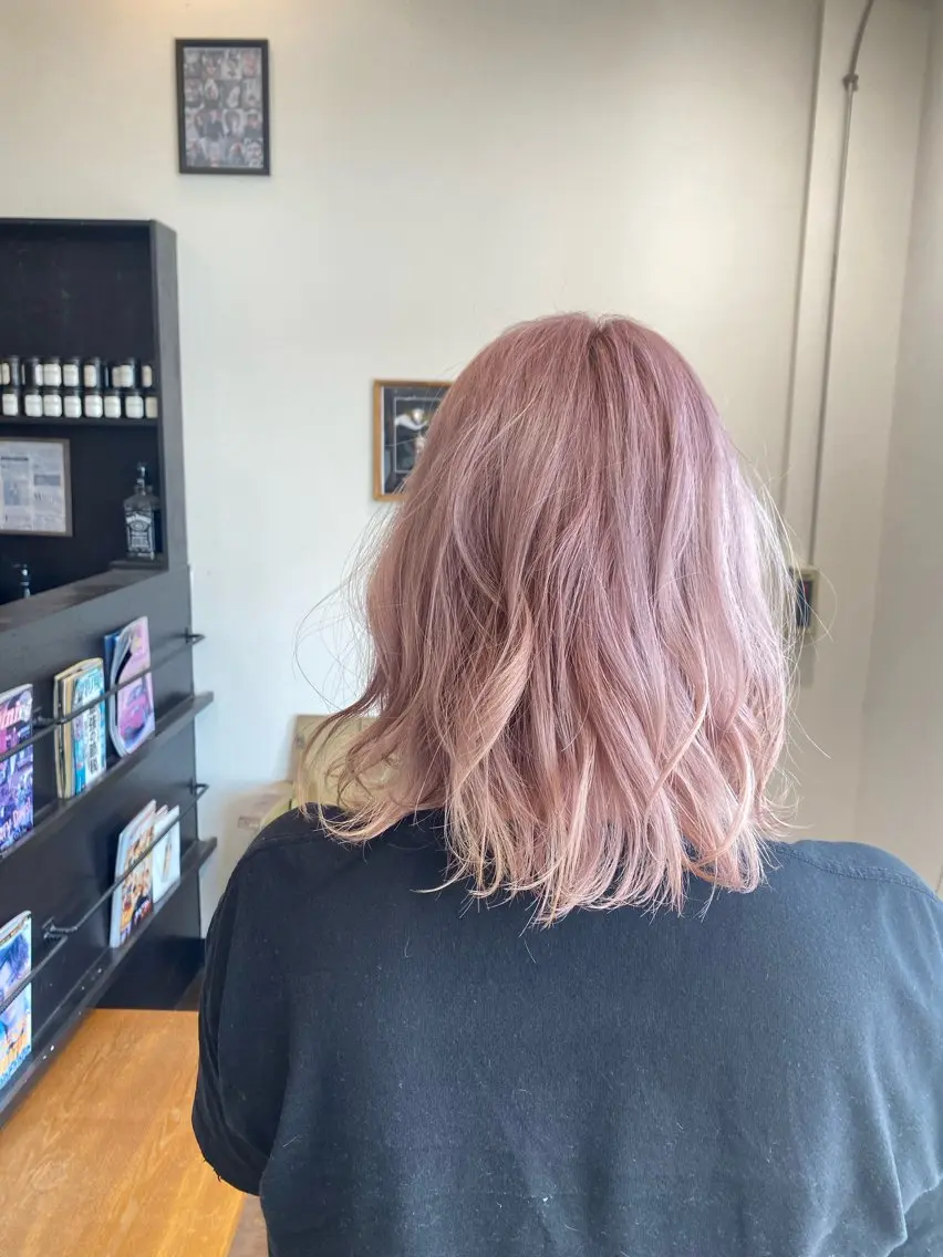 ミディアム アッシュ ヘアカラー 🦋透明感カラー🦋 CHIHARUのヘアスタイル