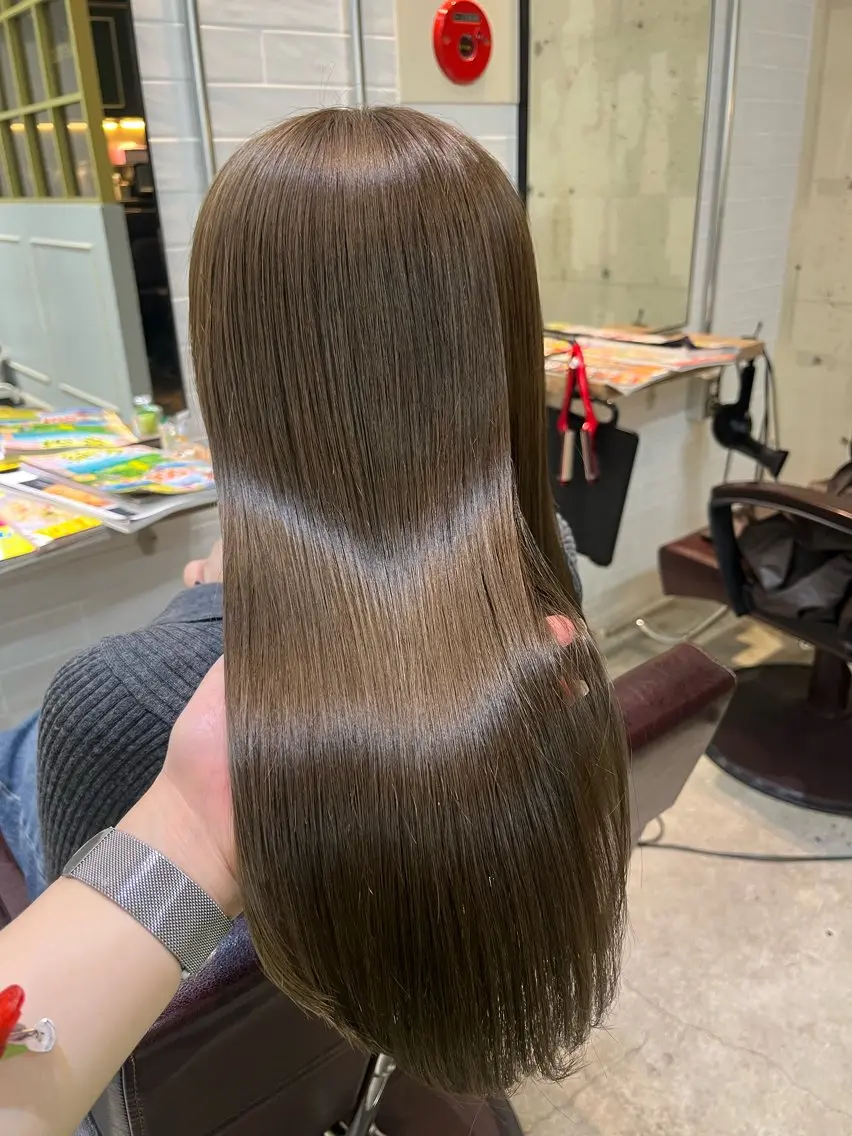 New ✨🪽髪質改善METEOカラー+✂️似合わせカットの写真