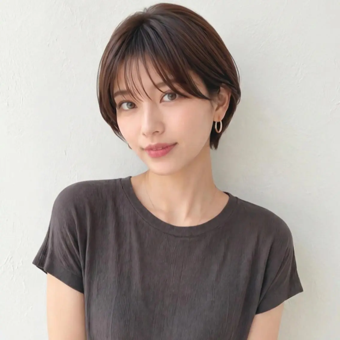ショート 庭木華瑠🐾ボブ🧡 透明感カラー✨のヘアスタイル