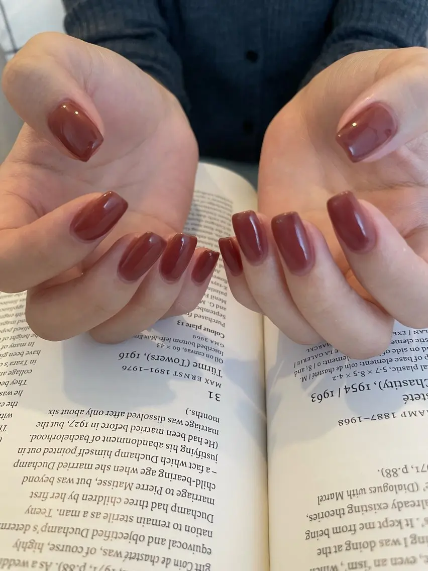 ネイル ワンカラーネイル ハンドネイル roof nailのネイルデザイン