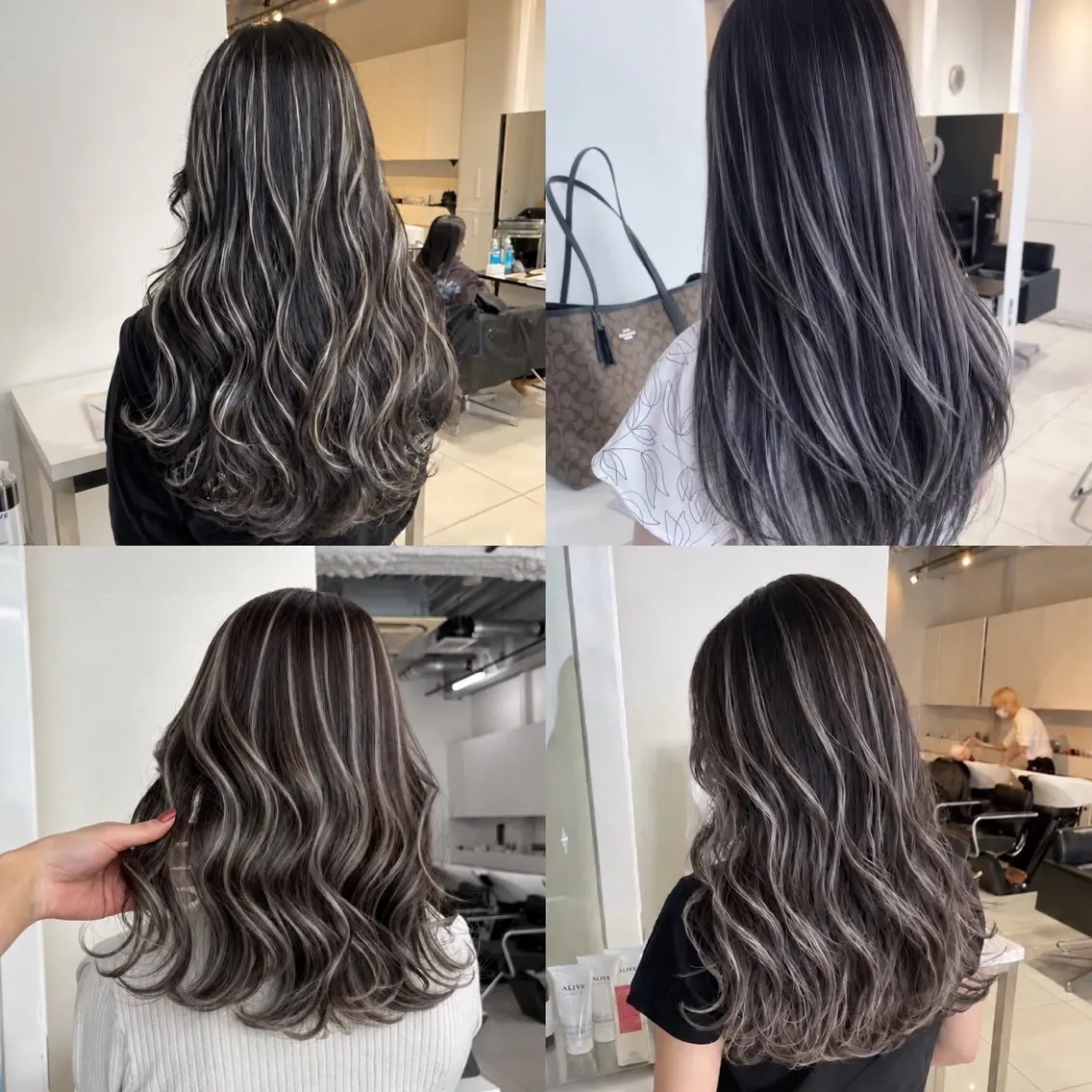 ロング カラー ヘアカラー ハイライトモデル募集 ✨️ALIVEりんのヘアスタイル