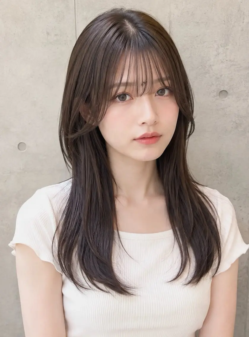ロング カット Garden 浅草蔵前のヘアスタイル