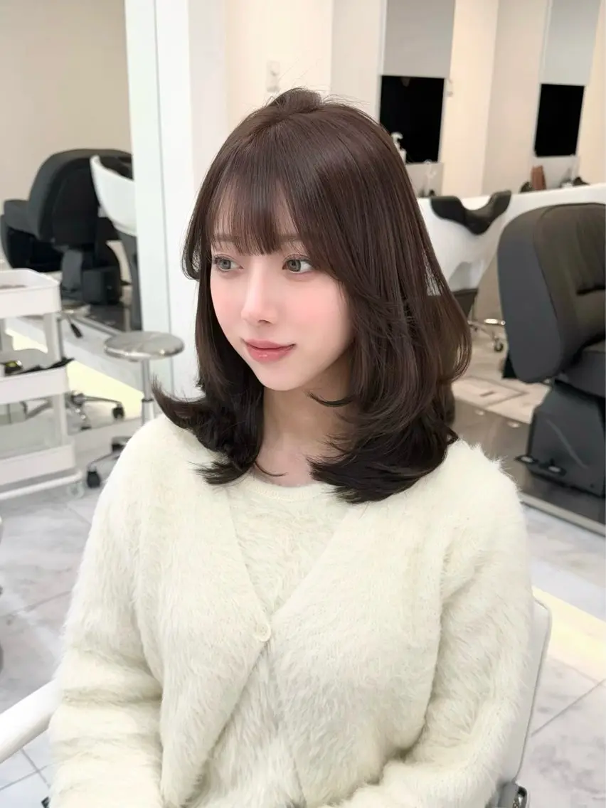 ミディアム カラー aki♡ 大人上品ヘアのヘアスタイル