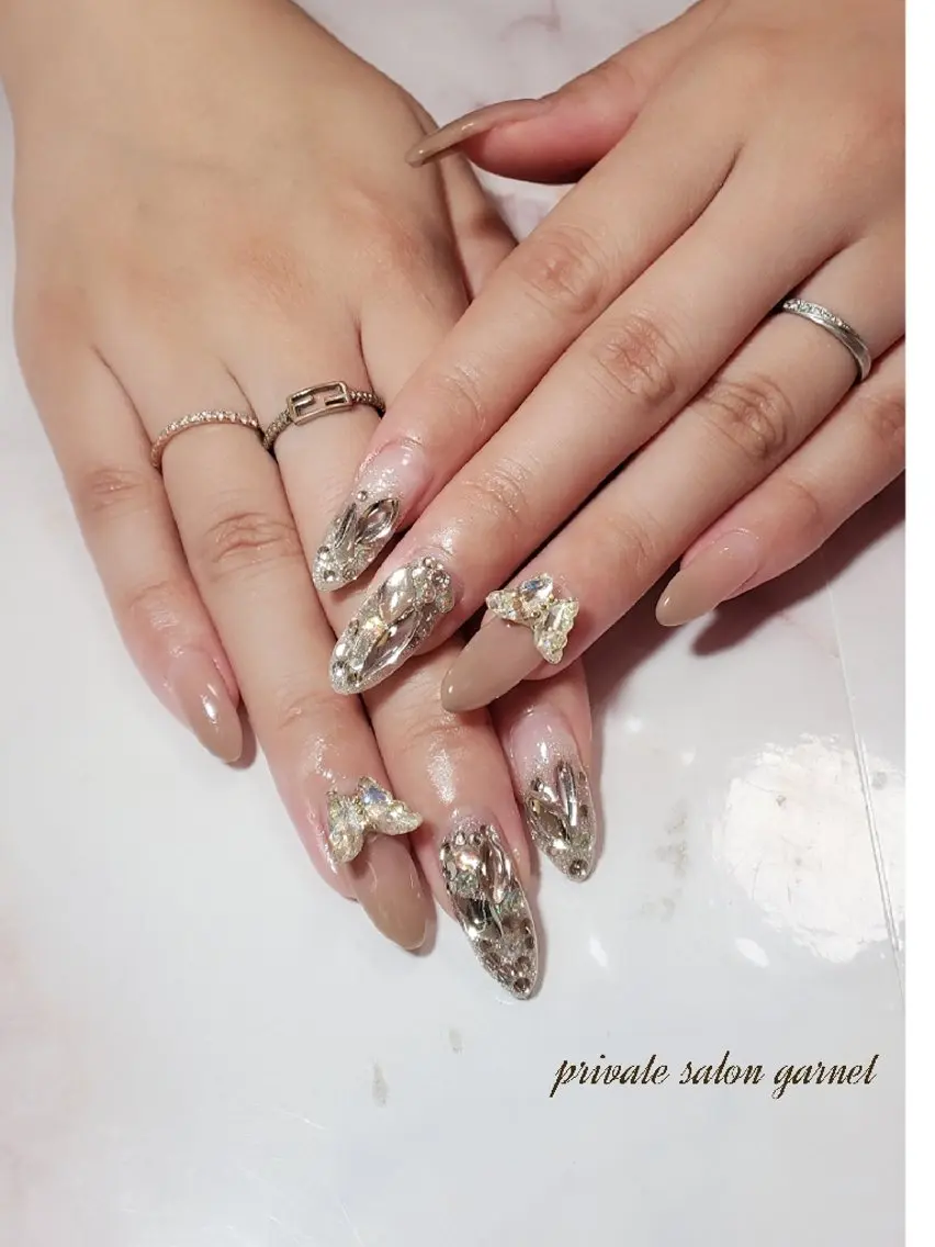 ネイル ワンホンネイル Garnet nailのネイルデザイン