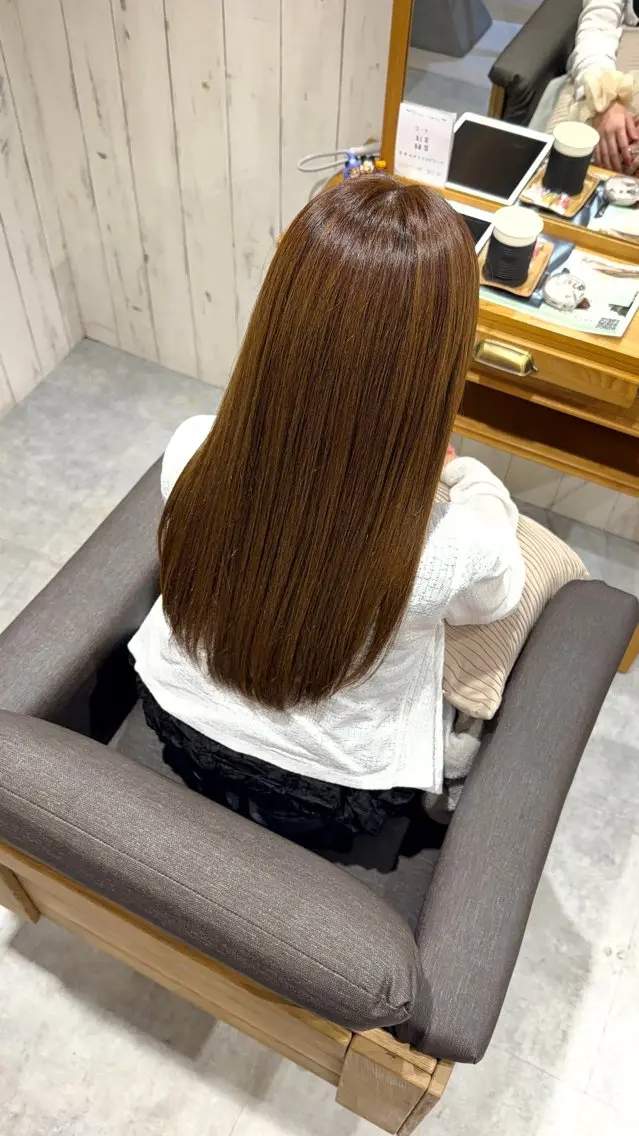カラー ヘアカラー 阿部 楓のヘアスタイル