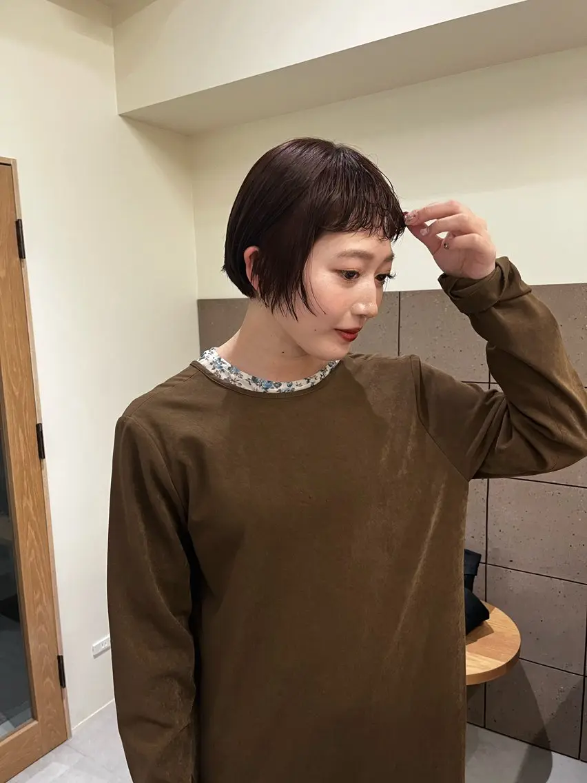 ショート ヘアカラー mao /HUI金山のヘアスタイル