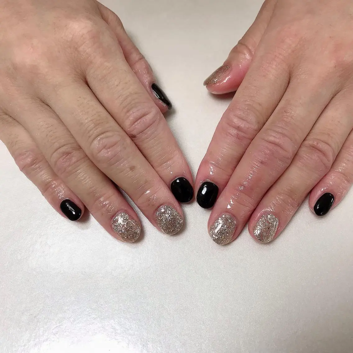 ネイル フットネイル ラメ(グリッター) ミラーネイル ワンカラーネイル kikinail 溝の口のネイルデザイン