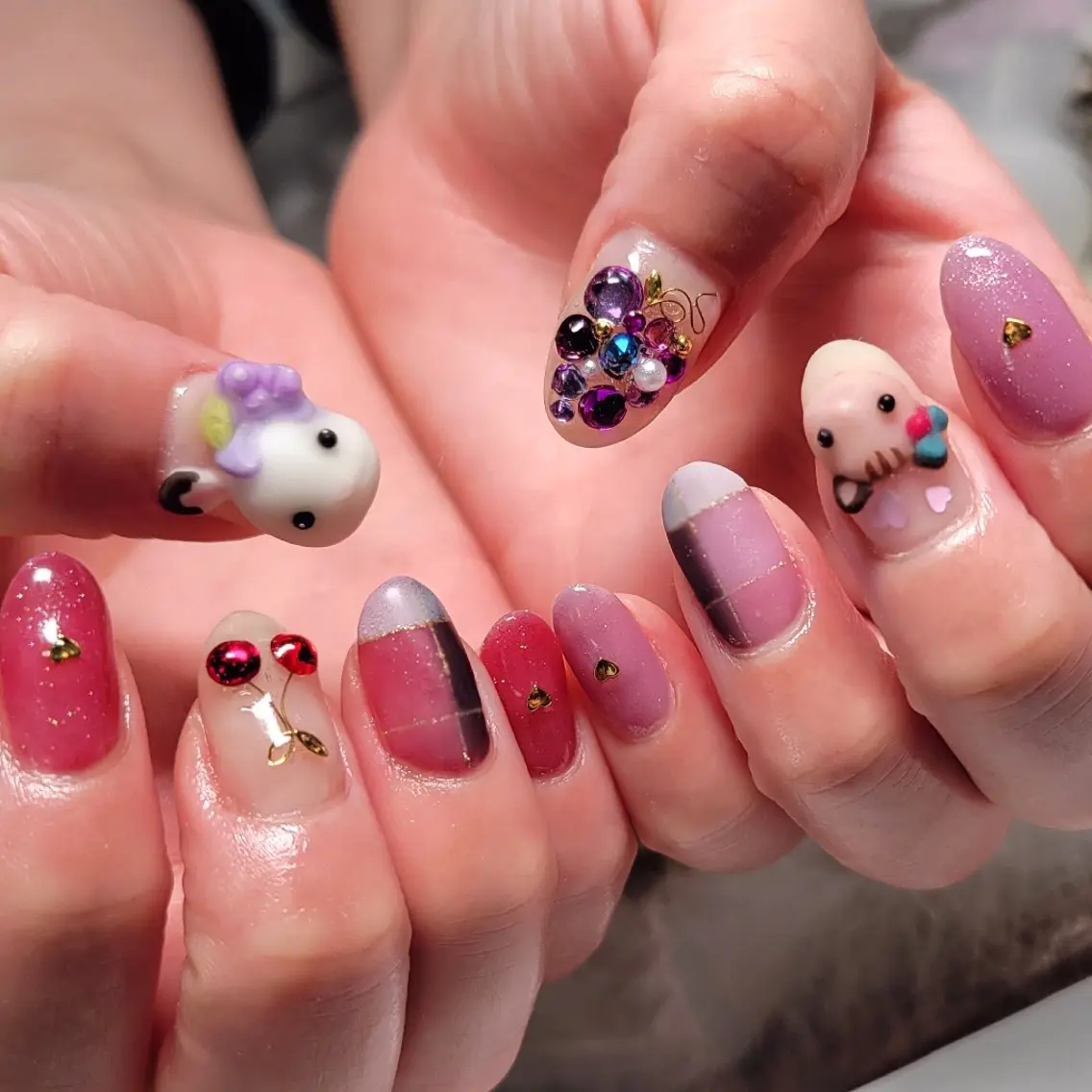 ネイル アートネイル ジェルネイル おで@ oderi_nailのネイルデザイン