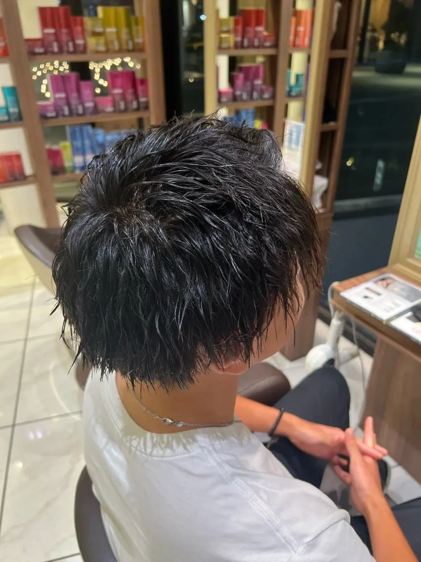 🖤ツイストスパイラル🖤カット＋ツイストパーマ＋炭酸の写真