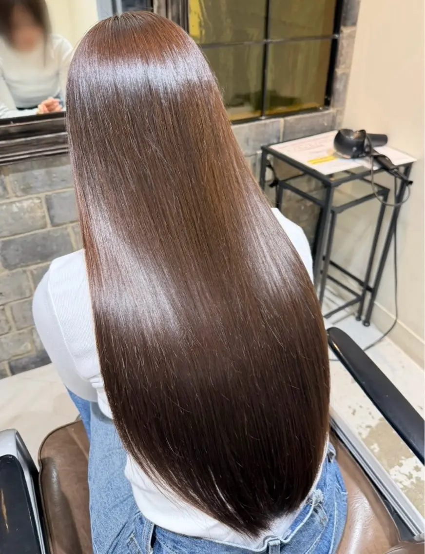 ロング カラー ヘアカラー 宮島 鈴佳のヘアスタイル