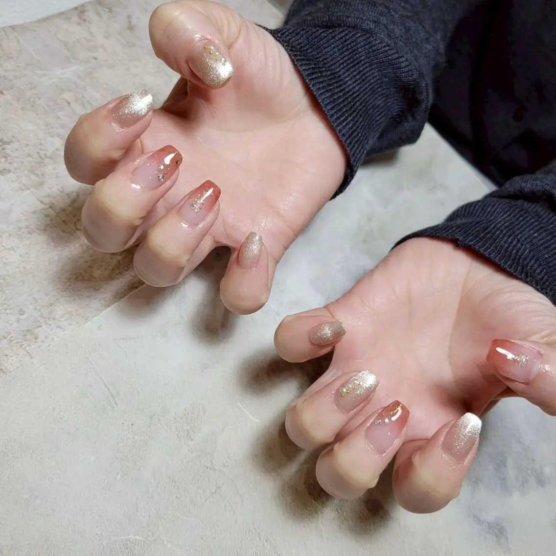 ネイル ハンドネイル GLAMSLAM さつきのネイルデザイン
