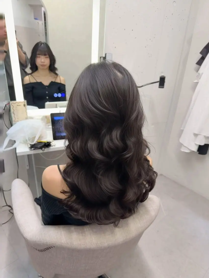 ロング パーマ カット パーマ 高橋 竜也のヘアスタイル