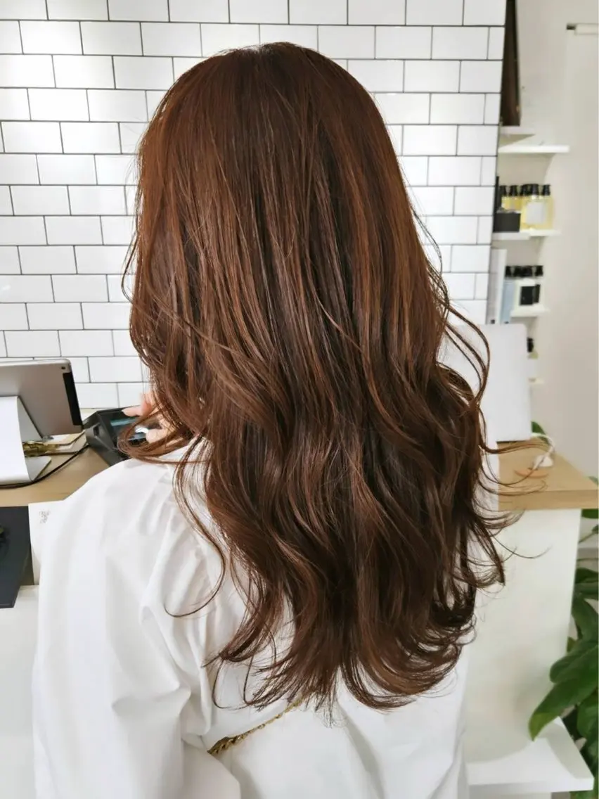 カラー ヘアカラー 牧野 夢生のヘアスタイル