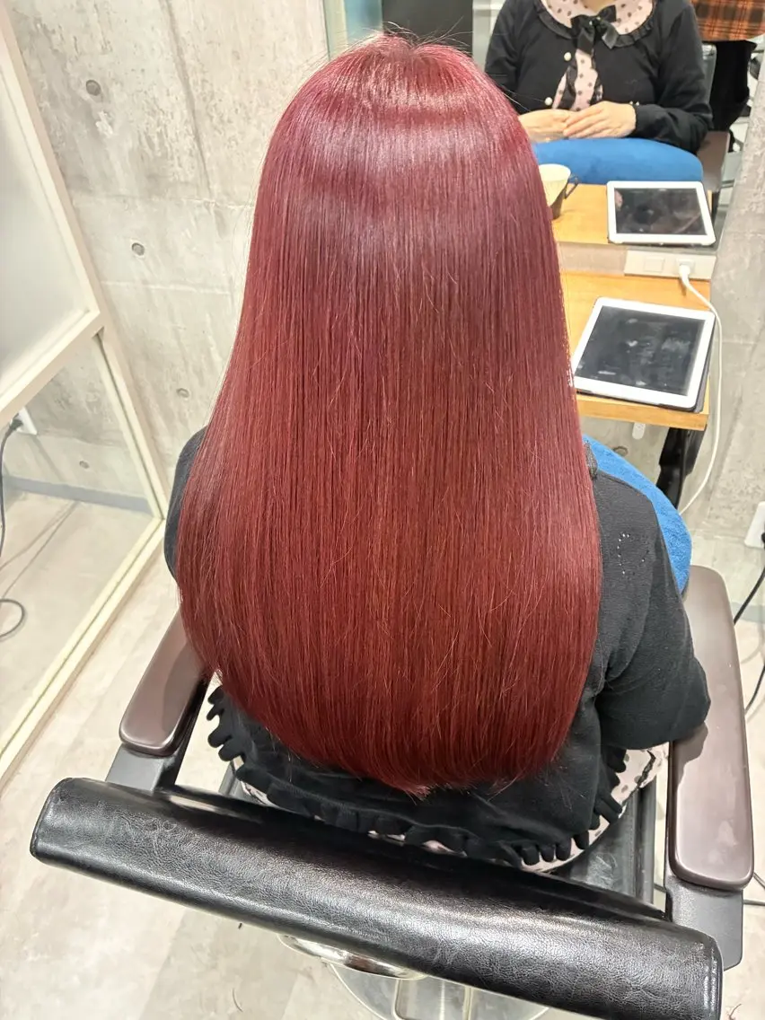 ミディアム newi ナカノのヘアスタイル