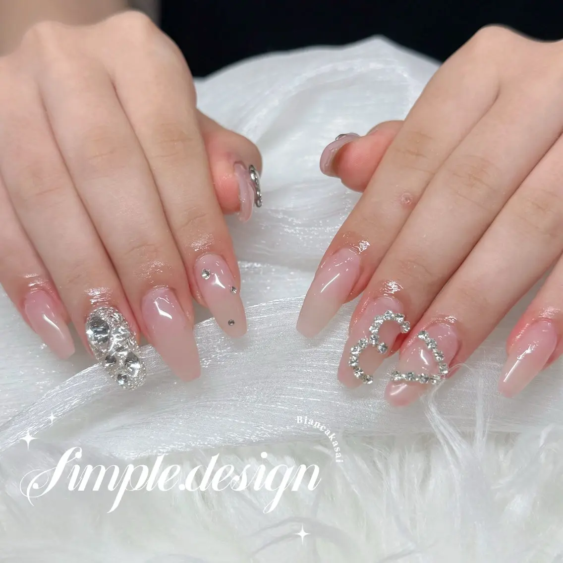 ネイル ハンドネイル Bianca葛西 🍒Hinanoのネイルデザイン