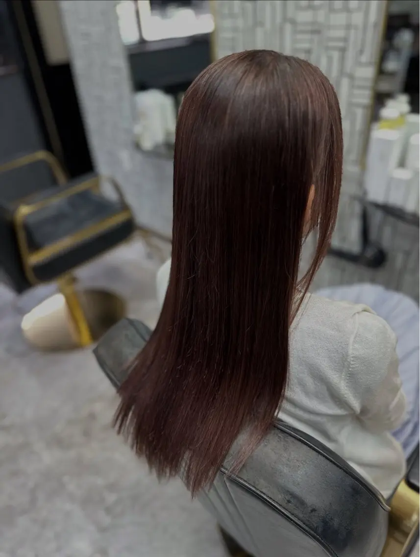ロング ヘアカラー 北村 理奈のヘアスタイル