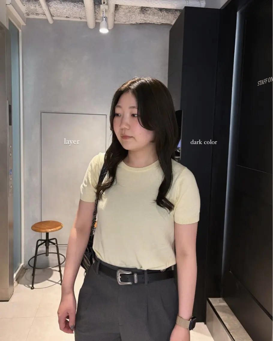 ロング カラー カット ヘアカラー マンツーマン半個室 tamuraのヘアスタイル