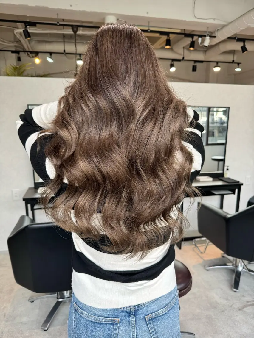 ロング カラー ロングレイヤー レイヤーカット ロング 海外/レイヤー/ボブ 海外スタイルのヘアスタイル
