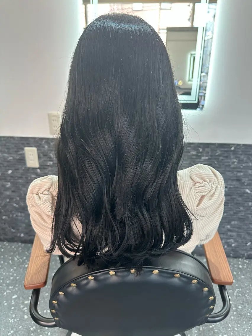 ロング カラー カット ヘアカラー トリートメント 髪質改善⭐️縮毛矯正 中野⭐️Rinaのヘアスタイル