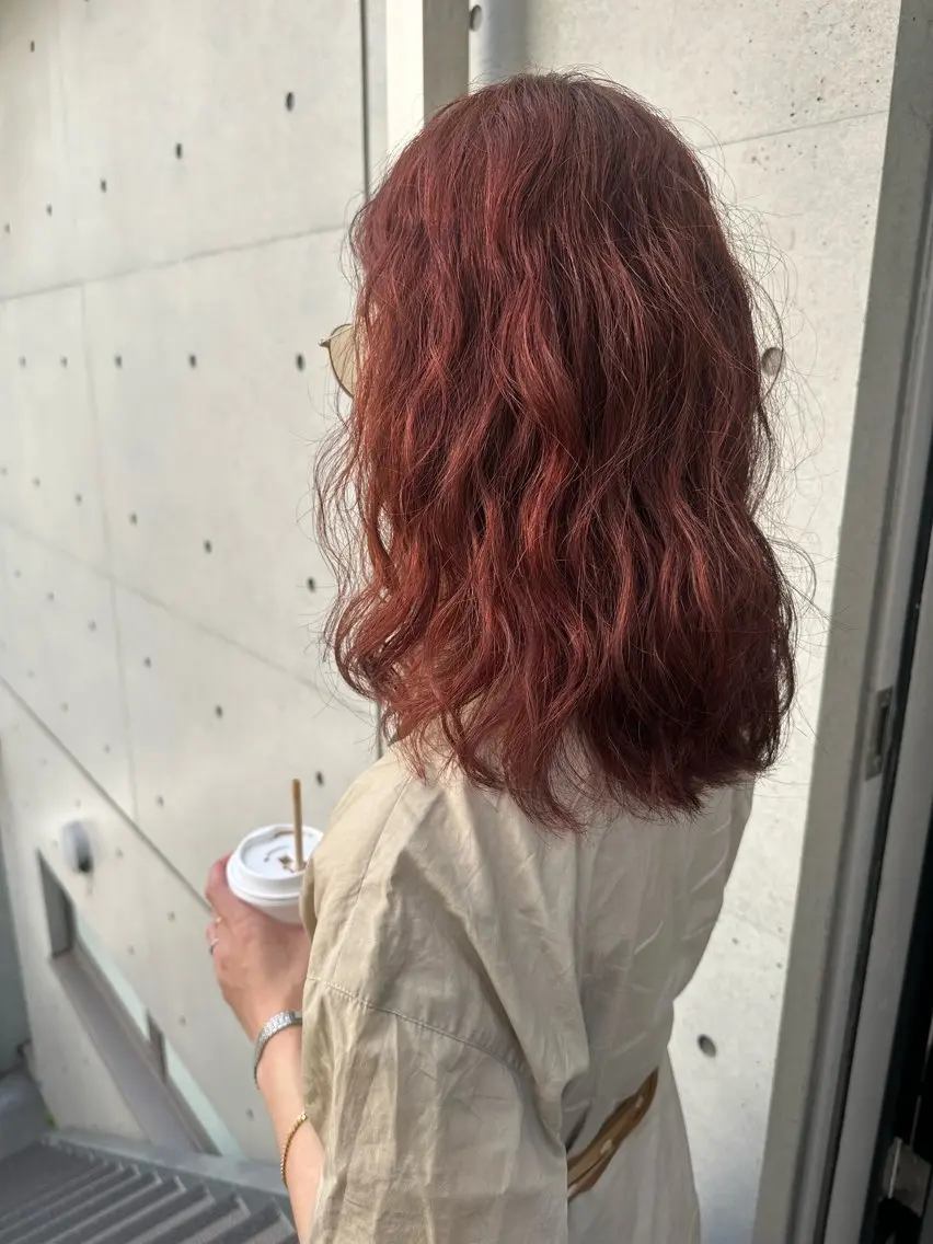 【Dijon】カット+ケアパーマ+2stepトリートメント ￥12200の写真