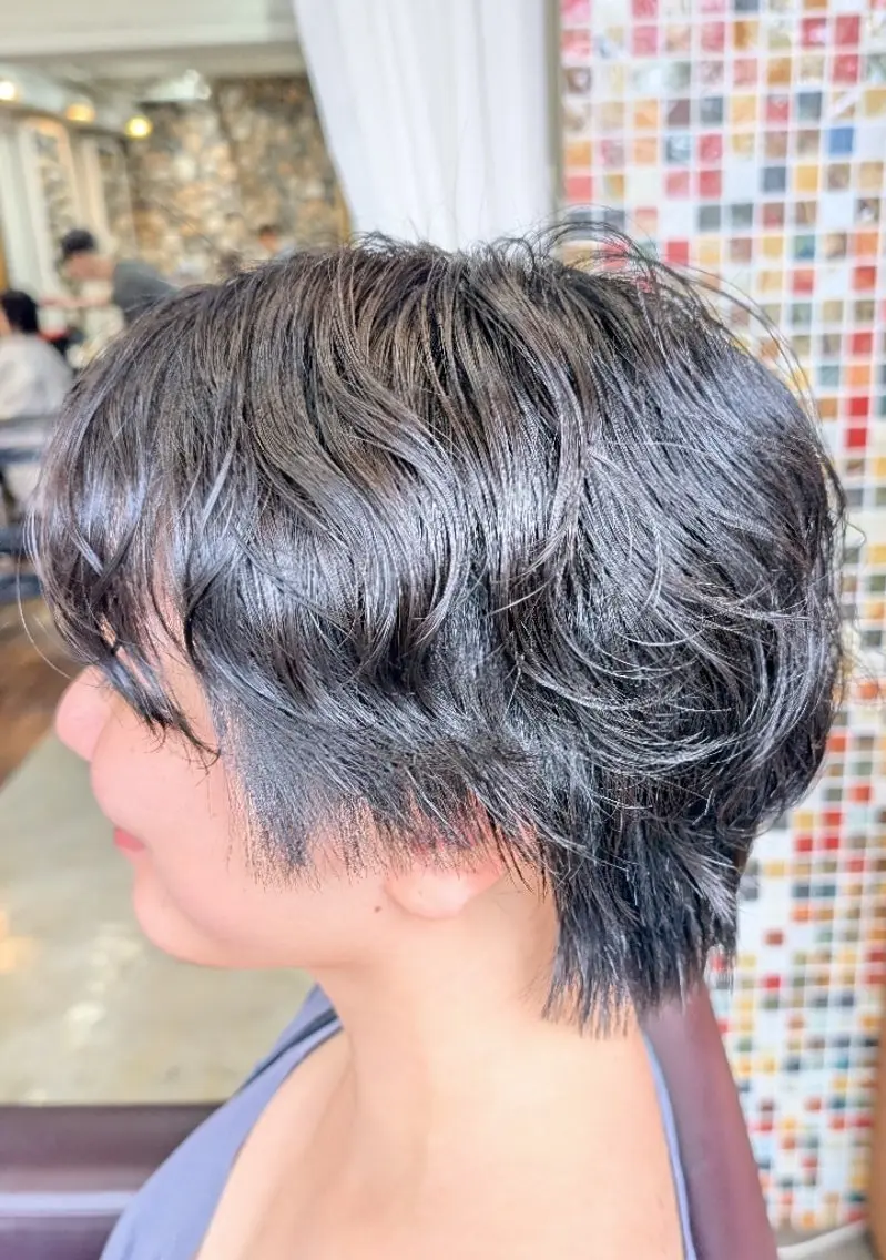 ショート ショートヘア August  梅原 千愛のヘアスタイル