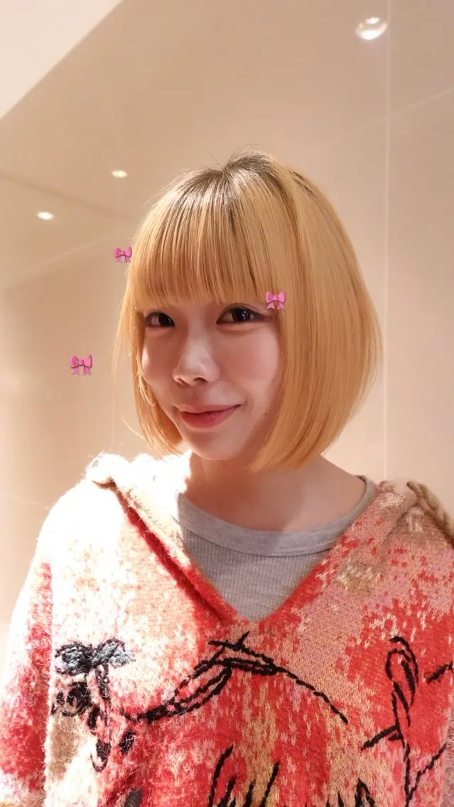 ショート 🎀ロングカット/ 艶カラー🩰rioのヘアスタイル