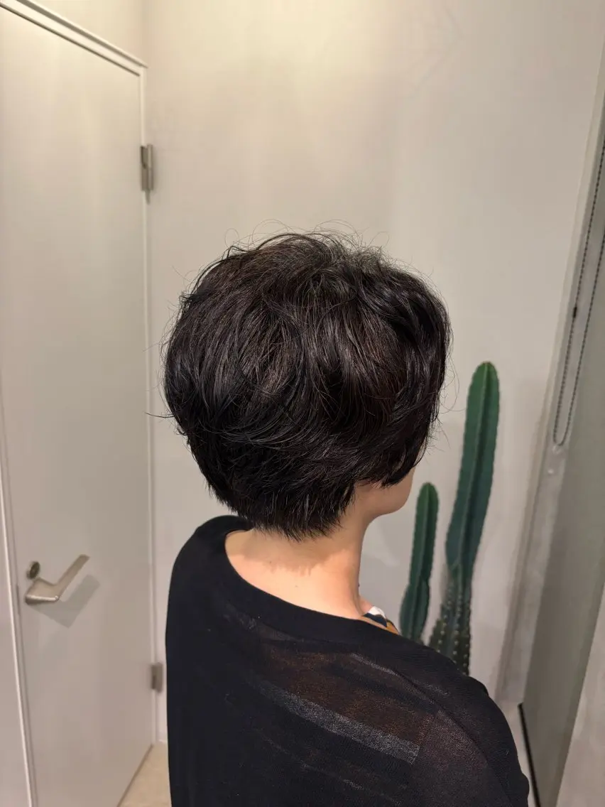 ショート パーマ 宮島 華湖のヘアスタイル
