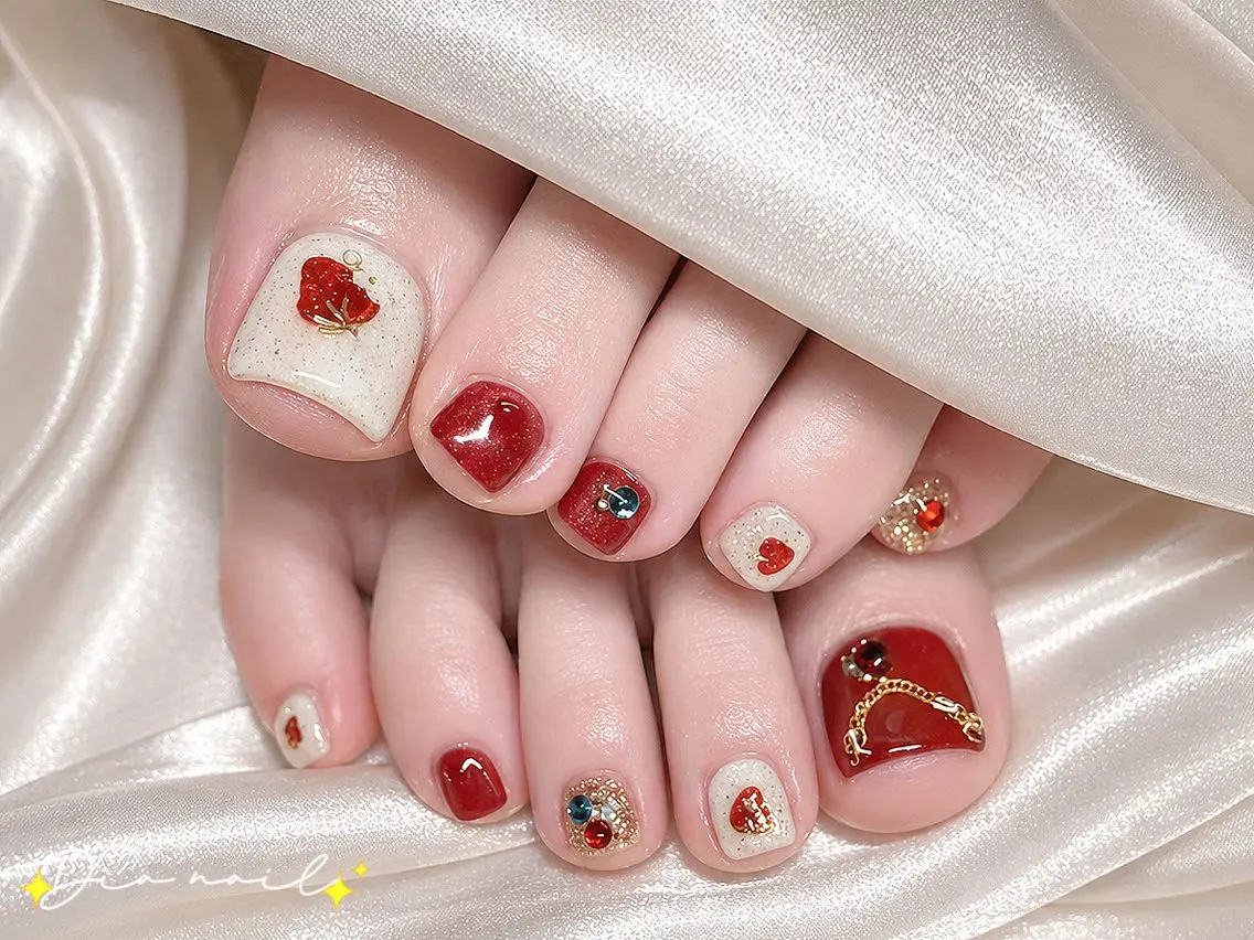 【フット】★アート 10本持ち込みデザイン★の写真