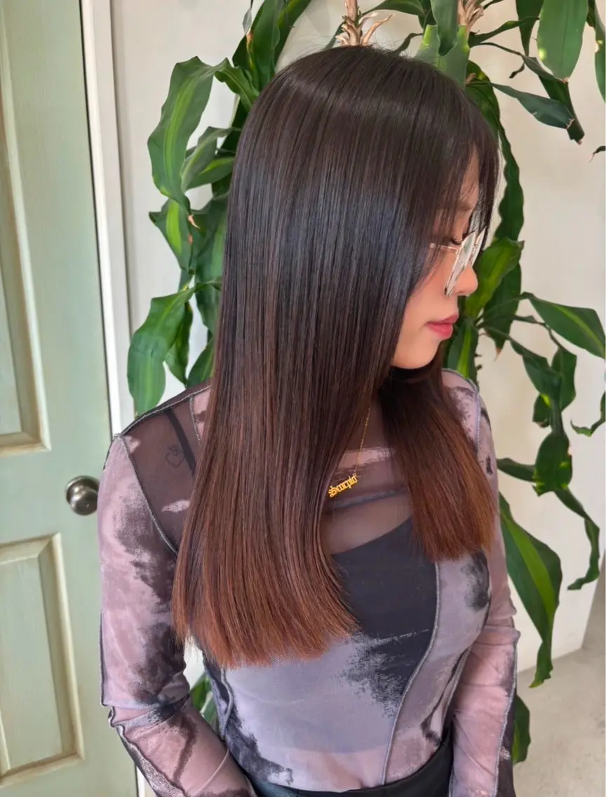 ロング レイヤー×髪質改善 hinanoのヘアスタイル