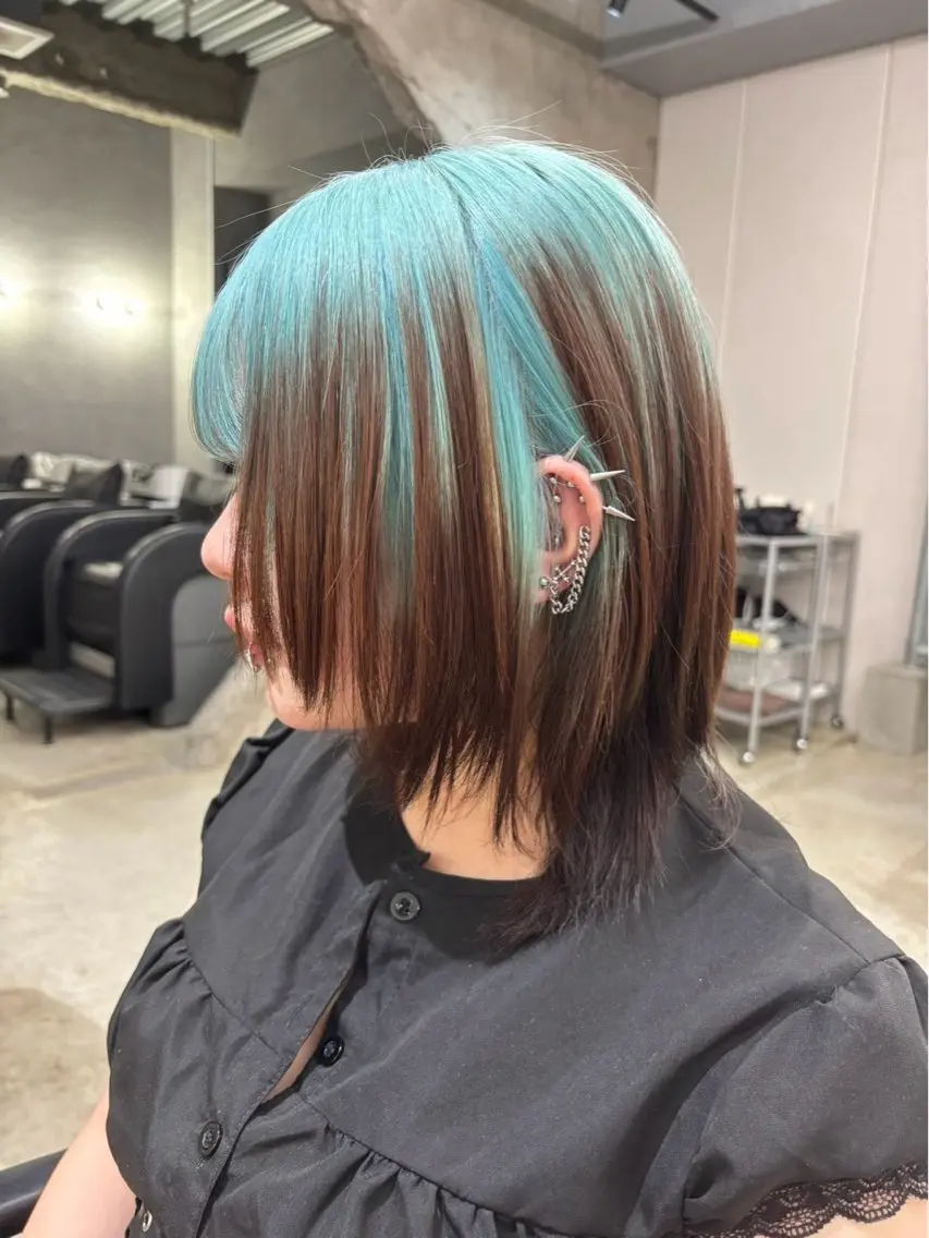カラー める 名古屋ハイトーンのヘアスタイル